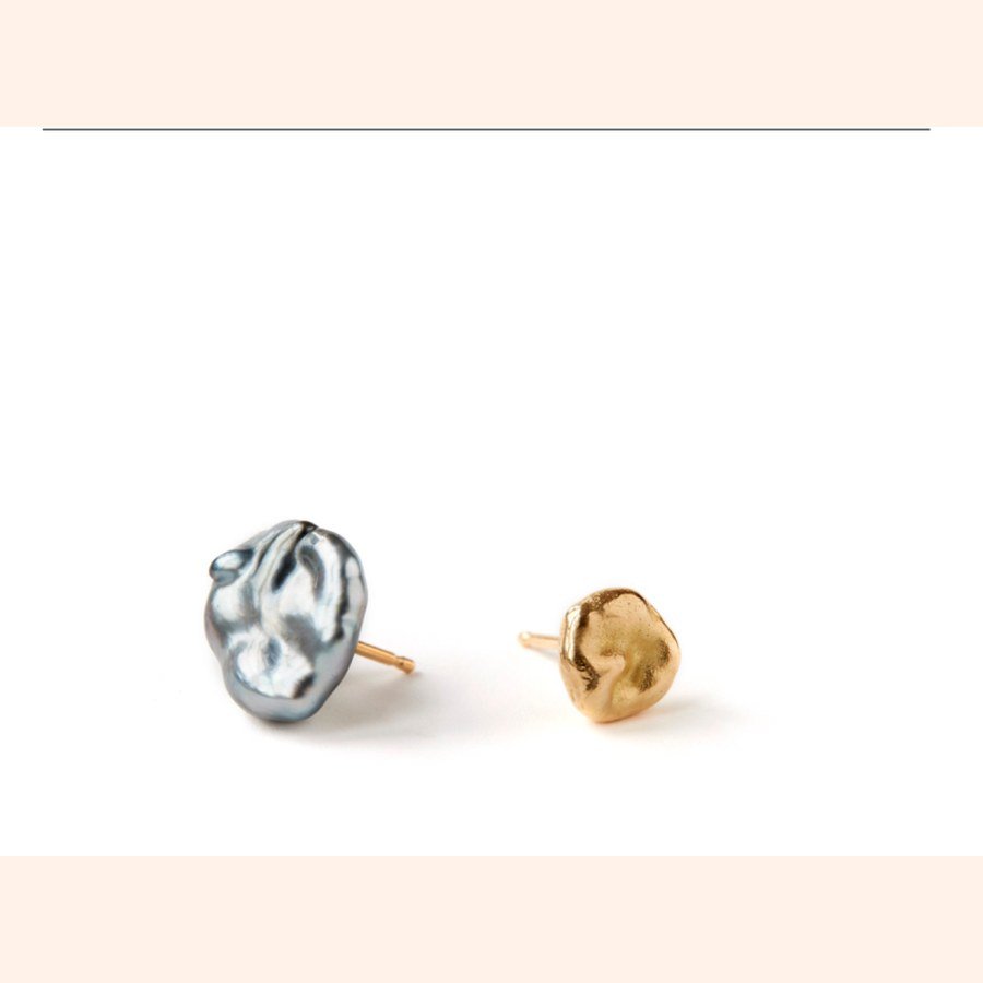 Keshi Nugget Major Ear Pieces jewellery piece cover